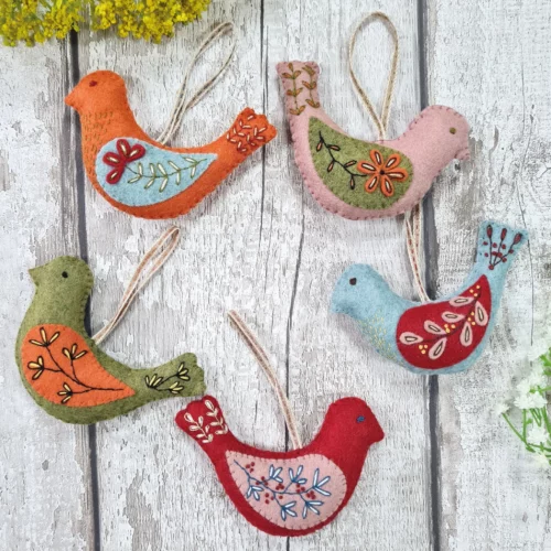 Felt Craft Kit - Folk Birds