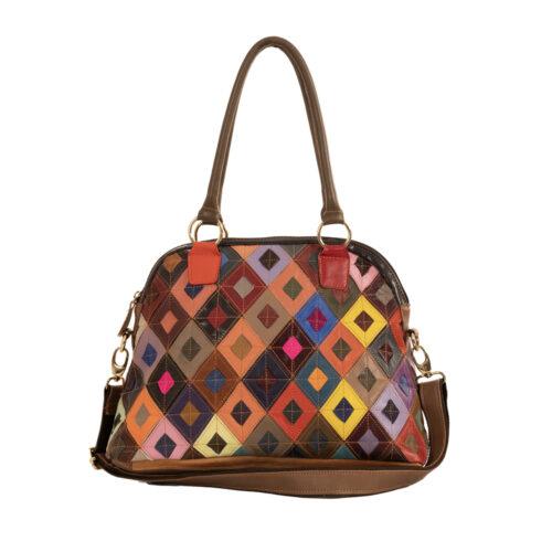 SassyDuck Bellagio Leather Handbag with Cross Body Strap