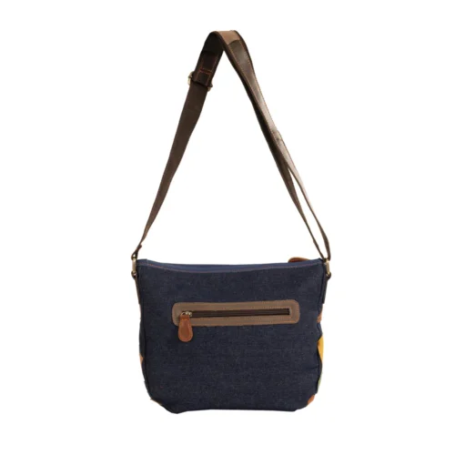 SassyDuck Botanica Leather/Denim Shoulder bag - Image 2