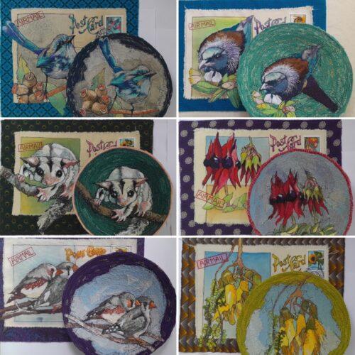 Textile Bowls & Postcards with Kathryn Harmer Fox